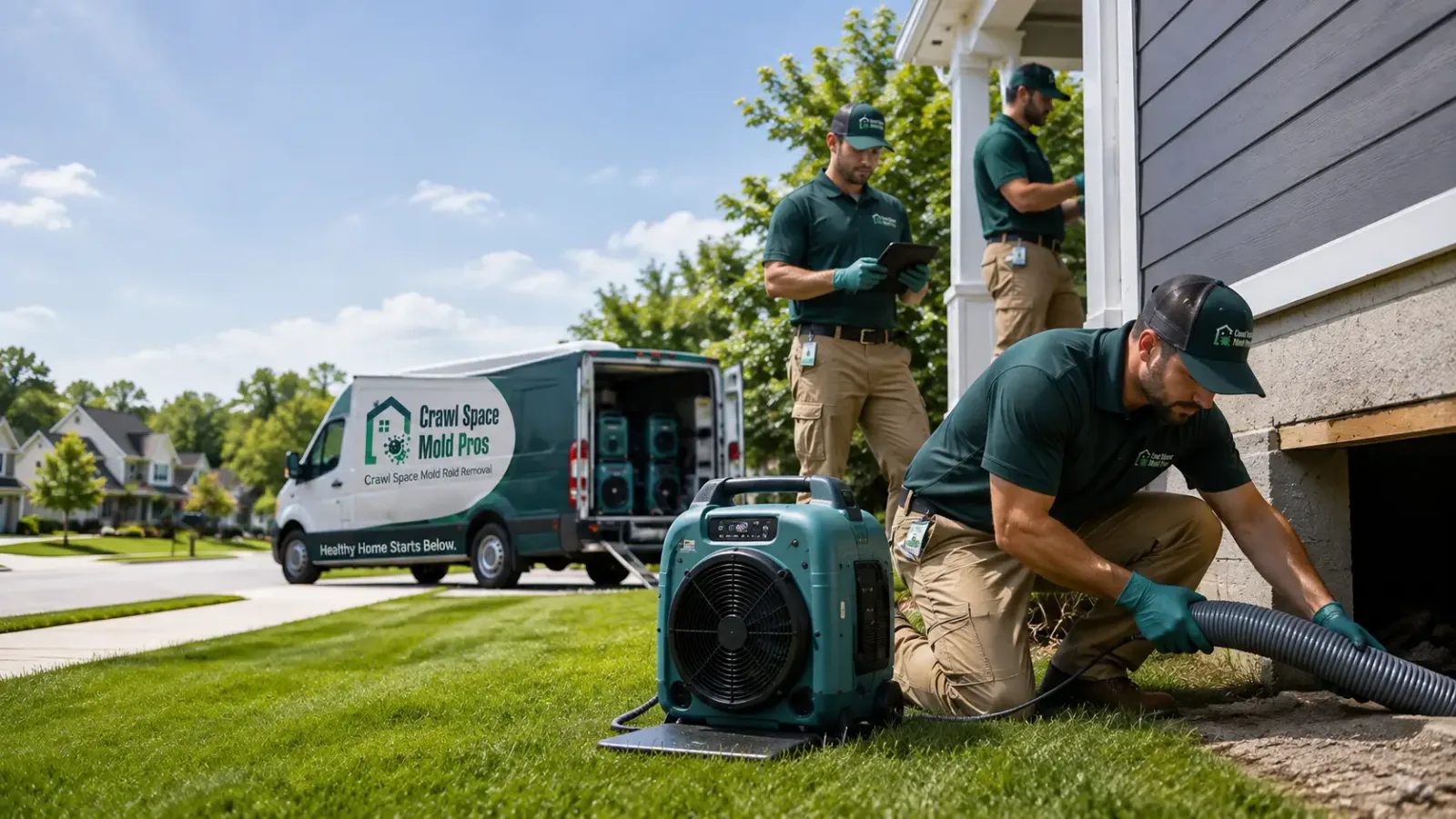 Crawl Space Mold Removal in Protivin, IA